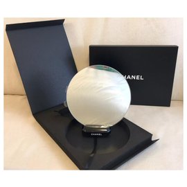 Chanel-CHANEL Espelho para Maquilhagem com Suporte-Preto