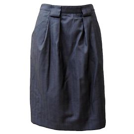 Giorgio Armani Grey Silk and Wool Skirt Size 36 Grey