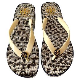 Tory Burch Chancleta de cuña impresa Multicolor
