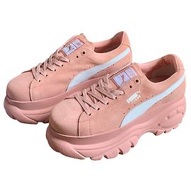 Buffalo London Tênis Rosa Branco