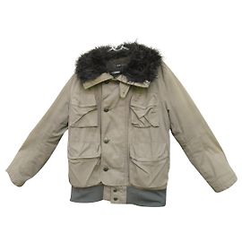 Tsumori Chisato parka con defecto Caqui