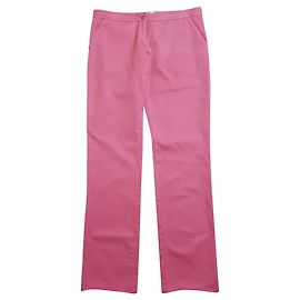 Calças Ermanno Scervino Rosa de Algodão Rosa