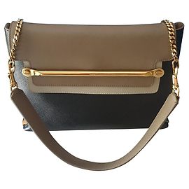 Bolsa de mão Chloé Clare em couro multicolorida Multicor
