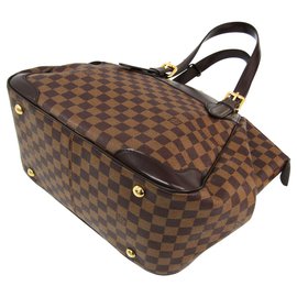 Louis Vuitton-Louis Vuitton Brown Damier Sistina GM-Brown