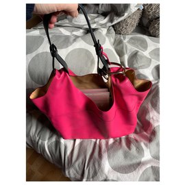 Delvaux-Delvaux givry with me MM couleur framboise-Fuschia