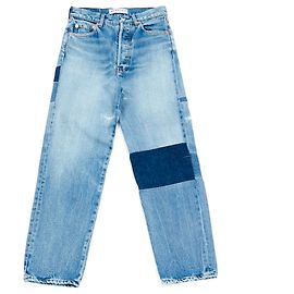 Balenciaga MAMMA JEANS PATCHWORK FR36 US27 NEU Blau