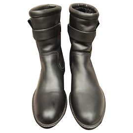 bottines fourrées Red Valentino état neuf Noir