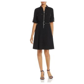 Michael Kors-Stunning black shirt dress Michael Kors M-Black