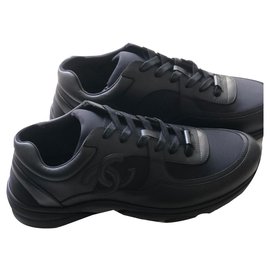 Chanel-Sneakers Homme Chanel-Noir