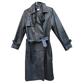 Trench in pelle Claudie Pierlot Nero