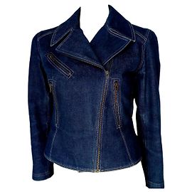 Alaïa Perfecto in Denim Blue
