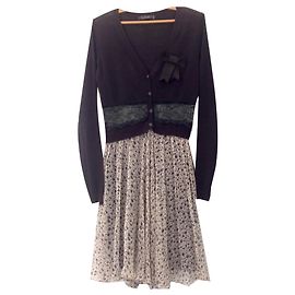 Robe Simona Barbieri - Twin Set Bleu Marine
