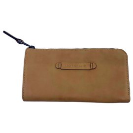 Longchamp-Wallet 3D-Beige