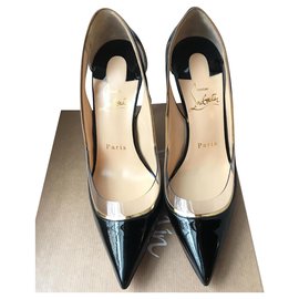 Christian Louboutin-Heels in patent leather-Black