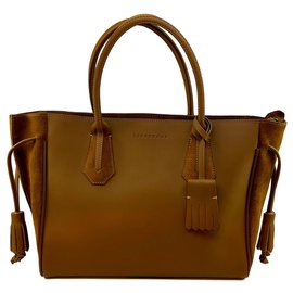 Longchamp-Tote Bag Penelope-Marrone