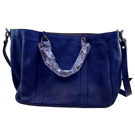 Bolsa Longchamp 3D azul marinho de couro Azul escuro