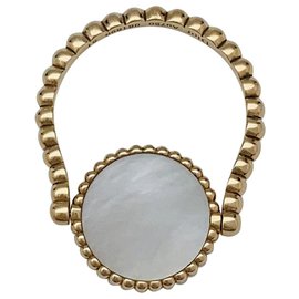 Dior-Dior ring "Rose des Vents" in yellow gold, mother-of-pearl and diamond.-Other