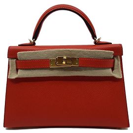 Hermès Mini Kelly II Orange
