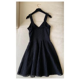 Chanel-Chanel Little Black A-Line Dress Size 34-Black