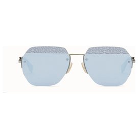 Fendi-FENDI FF rutenio sunglassesSUNGLASSES OCCHIALI GAFAS-Blu