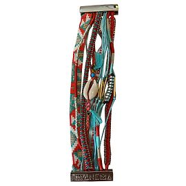 Bracciale hipanema nuovo blu turchese e rosso Rosso Turchese