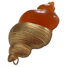 CHRISTIAN DIOR PARFUMS - BROCHE DUNE Doré Orange