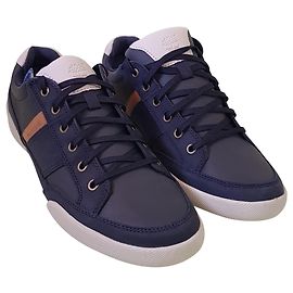 Timberland Men's Leather Sneakers Blue Size 44 Blue