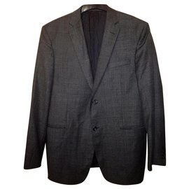 Ermenegildo Zegna-Z Zegna Drop 7 Black Label Suit Jacket-Grey