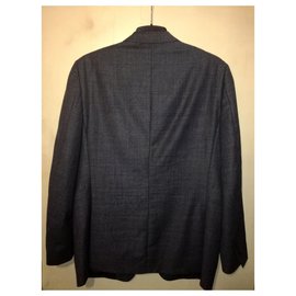 Ermenegildo Zegna-Z Zegna Drop 7 Black Label Suit Jacket-Grey