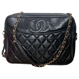 Chanel-Sacs à main-Noir,Doré,Bordeaux