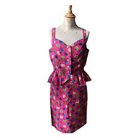 CONJUNTO 2 itens Louis Féraud Rosa Multicor