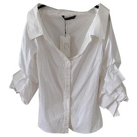 Camicia bianca manica Zara 3/4 NUOVO Bianco