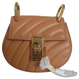 Chloé-Chloé Drew Shoulder Bag-Caramel