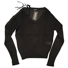 Ann Demeulemeester Tricots Noir