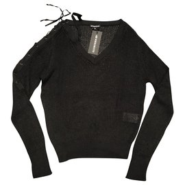 Ann Demeulemeester Strickwaren Schwarz