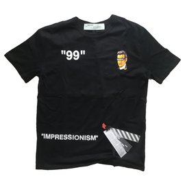 off white green tee