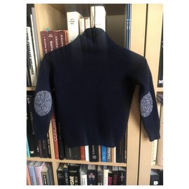 Il Gufo-Gilet bleu marine-Bleu Marine