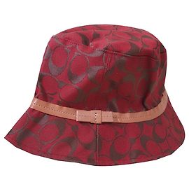 Coach Cloth Hat Coral Multiple colors Coral