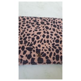 The Kooples-Clutch-Taschen-Mehrfarben ,Leopardenprint