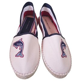 Tommy Hilfiger Espadrilles Cloth Multi Color Size 41 Multiple colors