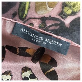 Alexander Mcqueen-alexander mcqueen limited edition scarf-Pink
