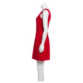 Diane Von Furstenberg-DvF vestido de honor-Roja