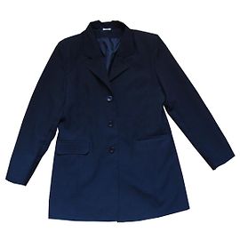 inconnue Rodingote jacket black polyester size 44 Black