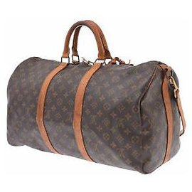 Louis Vuitton-Louis Vuitton Keepall Bandouliere 50-Marron