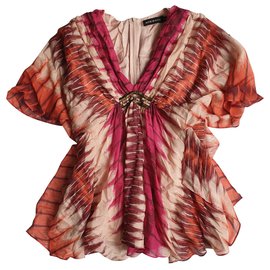 Antik Batik-Blusa de seda-Rosa