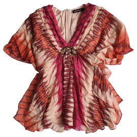 Antik Batik Camicetta di seta Rosa