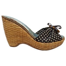Sandali di vimini Christian Lacroix Blu chiaro