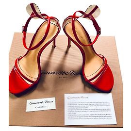 Gianvito Rossi G string  vernice Tabasco Red Rouge