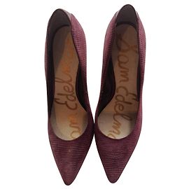 Sam Edelman Reptile Print Suede Shoes Other
