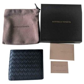 Bottega Veneta-19 x 10 x 2 cm-Dark blue